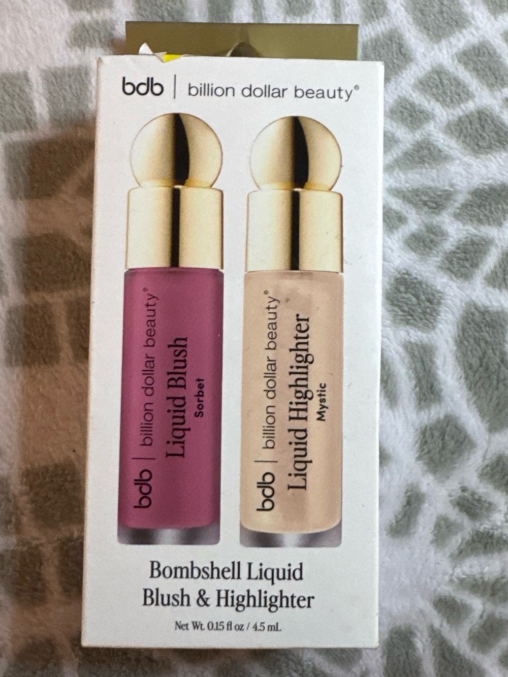 Billion dollar beauty bombshell liquid blush & highlighter